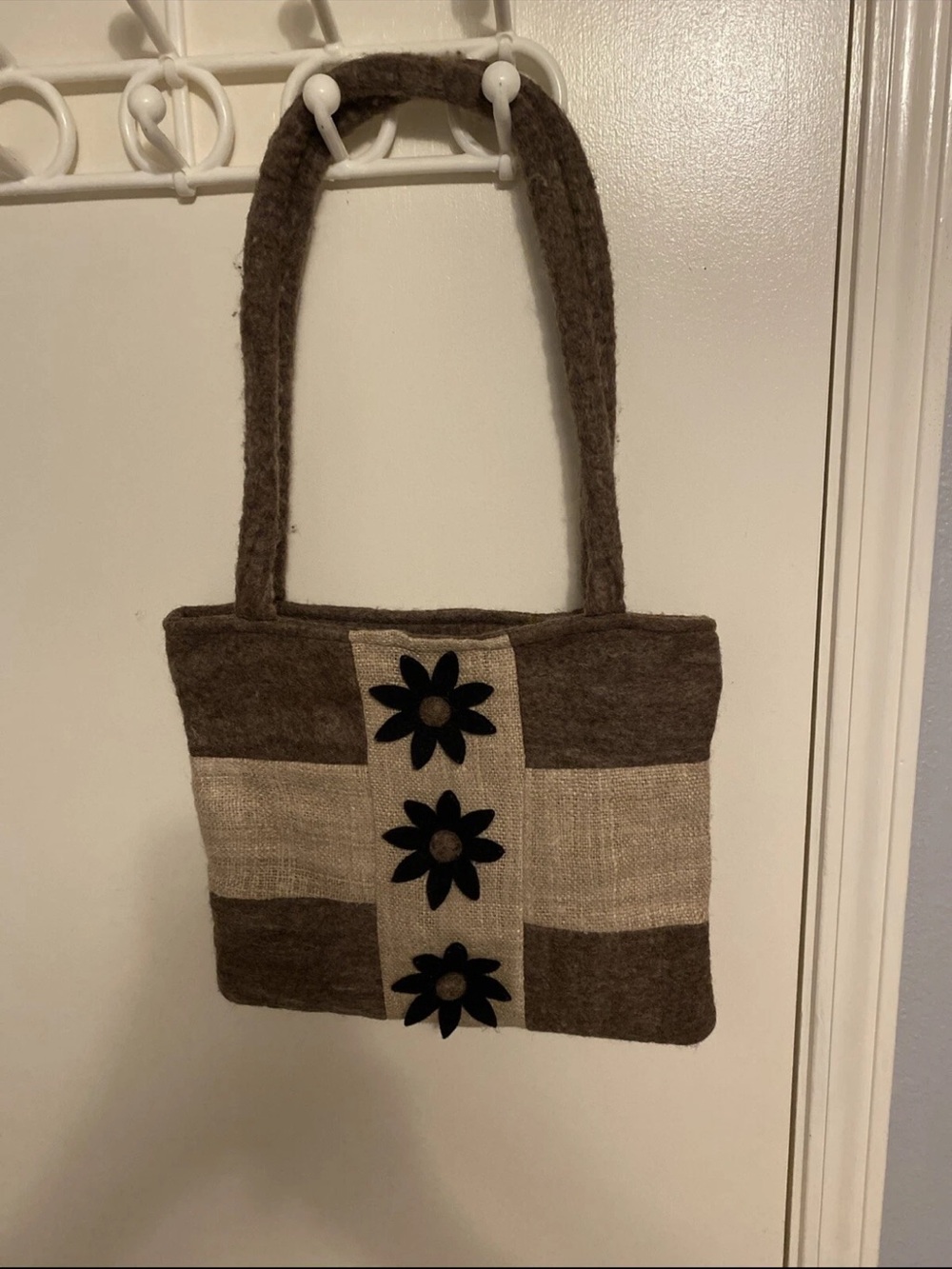 Wool Toni Tote Nepal Flowers
